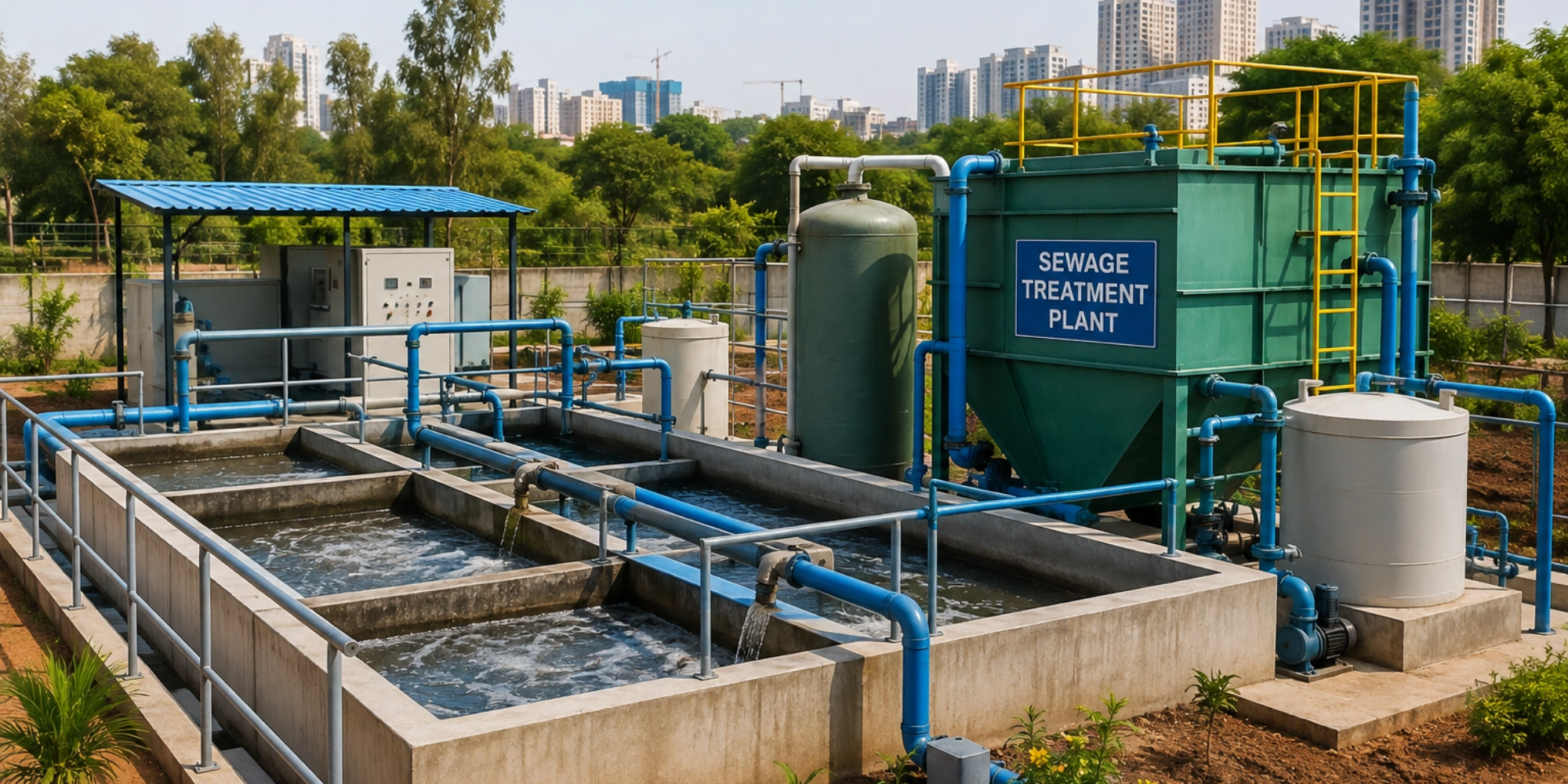 Sewage Treatment Plant Installation in Hyderabad for Commercial, Residential, and Industrial Projects