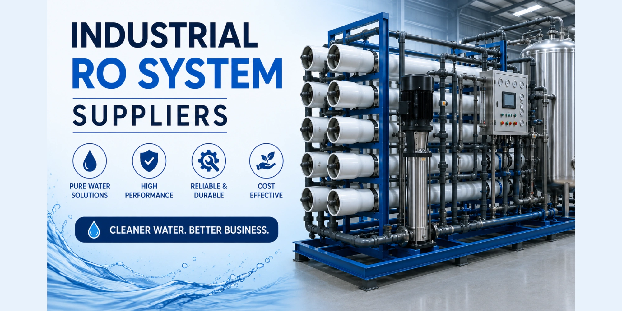 Industrial RO system suppliers Hyderabad